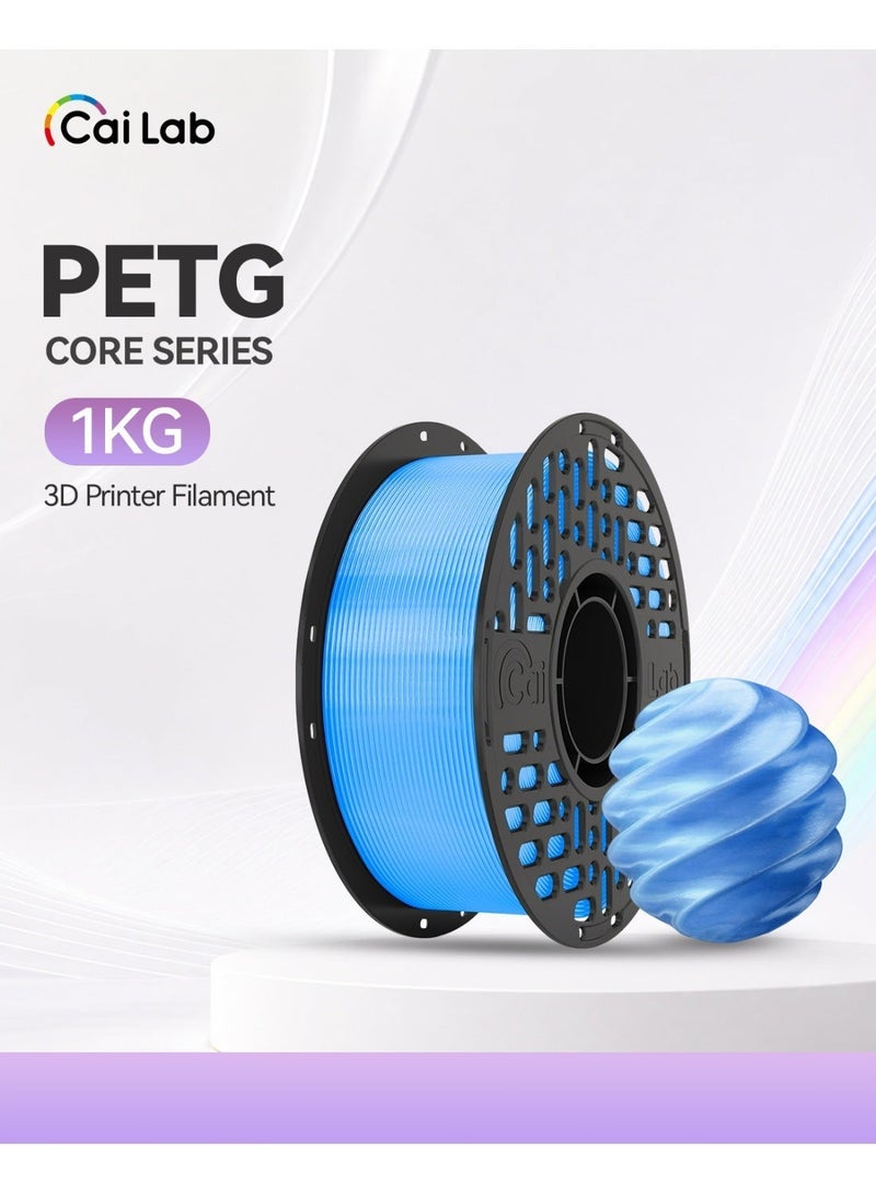 Cai Lab PETG Filament 1.75mm, CaiLab New Heat/Water Resistant Filament, High Toughness, ±0.02mm Accuracy, Low Warping, Tangle Free, Compatible with Bambu Lab, Creality and Elegoo 3D Printer, 1KG (Red) - Image 2