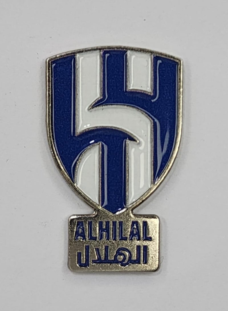 Al Hilal Saudi Club logo is metal for mobile phones and smooth surfaces 