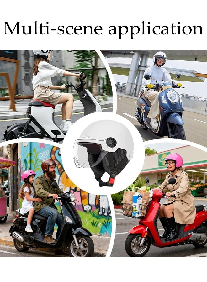 DUNISO Electric Bike & Scooter Helmet – Half Shell with Ear Protection, Drop Resistant - Image 3