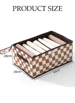 DUNISO 3PCS Wardrobe Clothes Organizer with Portable Handle Dust Cover Large Capacity Closet Storage Organizer for Clothes Jeans Washable Closet Storage Boxes Cube Storage Bin for Home Bedroom Office  - Image 2