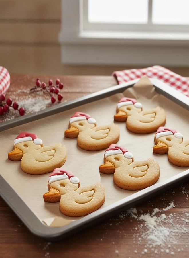BAKERLOGY Christmas Baby Duck Cookie Cutter - Detailed Biscuit Cutter Design for Baking and Crafts, ideal on fondant, dough, clay - Image 4