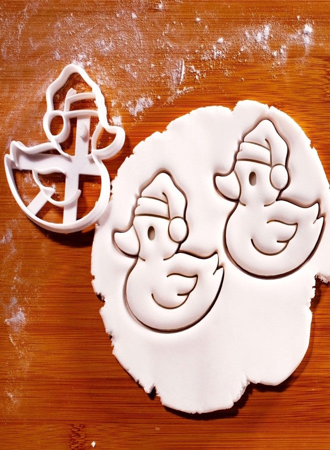 BAKERLOGY Christmas Baby Duck Cookie Cutter - Detailed Biscuit Cutter Design for Baking and Crafts, ideal on fondant, dough, clay - Image 2