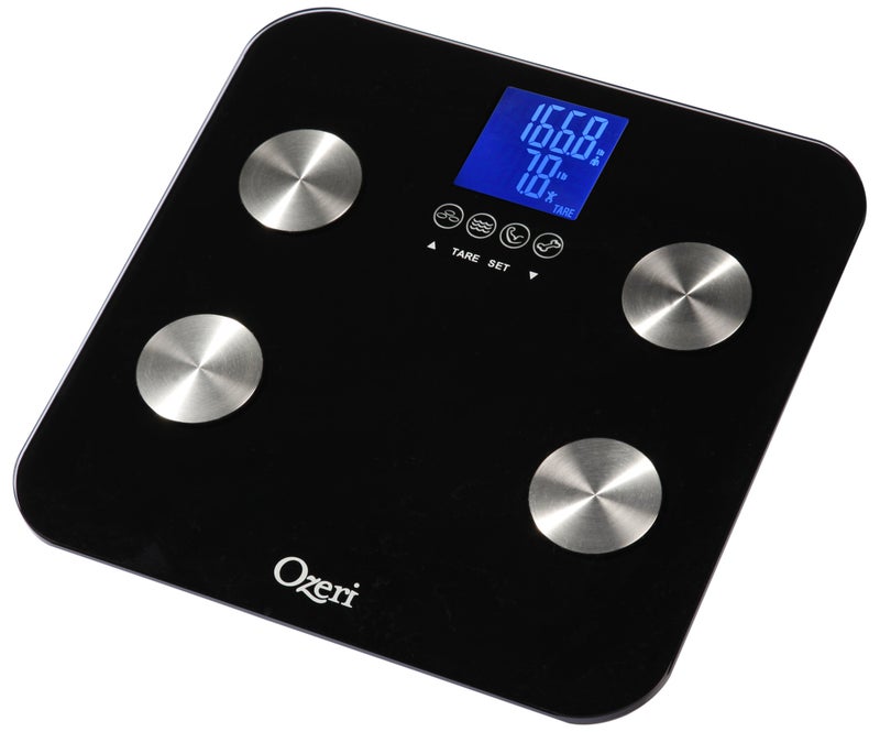 Ozeri Touch 440 lbs Total Body Weight Scale (Body Fat, Muscle, Bone, Weight & Hydration), Auto Recognition Bath Scale with Infant Tare - Image 4