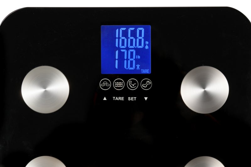 Ozeri Touch 440 lbs Total Body Weight Scale (Body Fat, Muscle, Bone, Weight & Hydration), Auto Recognition Bath Scale with Infant Tare - Image 5