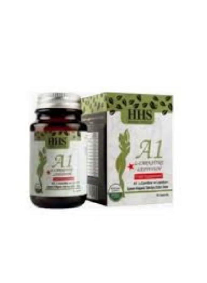 A1 L-Carnitine and Lepidium Dietary Supplement to Support Weight Loss, Suppress Appetite and Stimulate Fat Burning 30 Capsules
