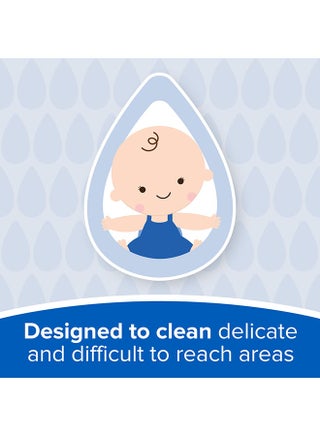 200-Piece Baby Cotton Buds Soft And Gentle Naturally Absorbant With Pure Cotton Tips - view 4