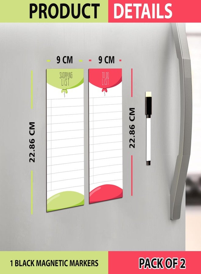 Rousrie Plastic Shopping List and to Do List Fridge Magnet Board Combo with Dry Erase Marker Pen | Unlimited Usage and Rewritable Magnetic Technology - Image 5