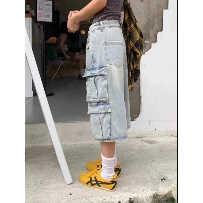 Unisex Casual Daily Denim Jeans - Image 4
