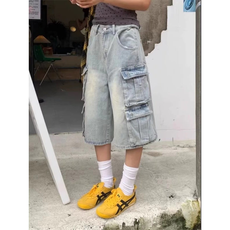 Unisex Casual Daily Denim Jeans - Image 3