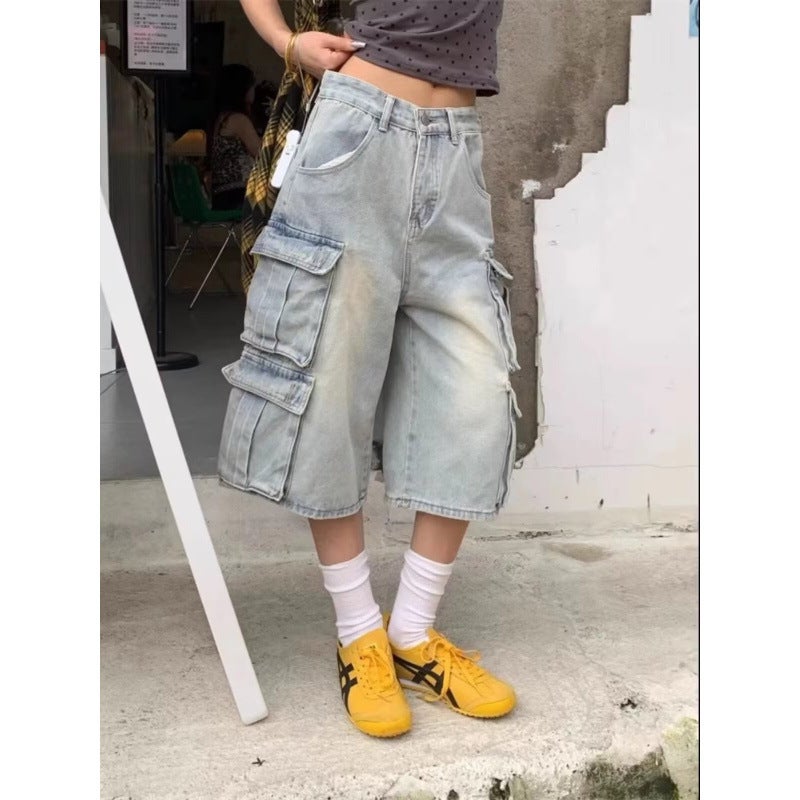 Unisex Casual Daily Denim Jeans - Image 2