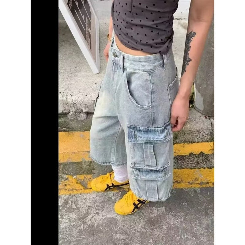 Unisex Casual Daily Denim Jeans - Image 5