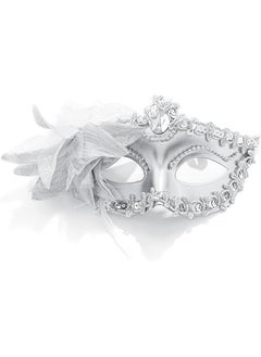 The Bros Masquerade Mask for Women, Lace Venetian Masks Flower Party Prom for Costume Party Ball Prom Mardi Gras Halloween Wall Decoration  - Image 1