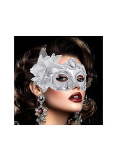 The Bros Masquerade Mask for Women, Lace Venetian Masks Flower Party Prom for Costume Party Ball Prom Mardi Gras Halloween Wall Decoration  - Image 2