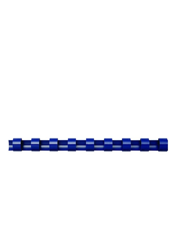 SUPER DEAL 100-Piece Plastic Binding Combs 16mm Blue  - Image 1
