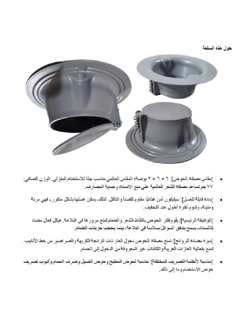 شمس علاج مشاكل الرائحة الكريهة فى الحمام او المطبخ عن طريق تركيب صمام  مانع الريحة الاول فى مصر  لحماية تلوث الهواء داخل الحمام او المطبخ يمكنك تركيب الصمام بدون فنى  - Image 5