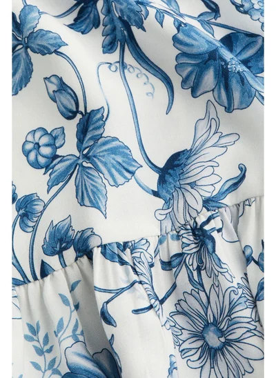 H&M Patterned viscose dress