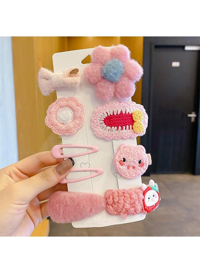 9-Piece Colorful Cute Carton Hair Clips ,Hair Accessories Hair Pin Barrettes for Little Girls Kids Princess Birthday Gift - Image 2