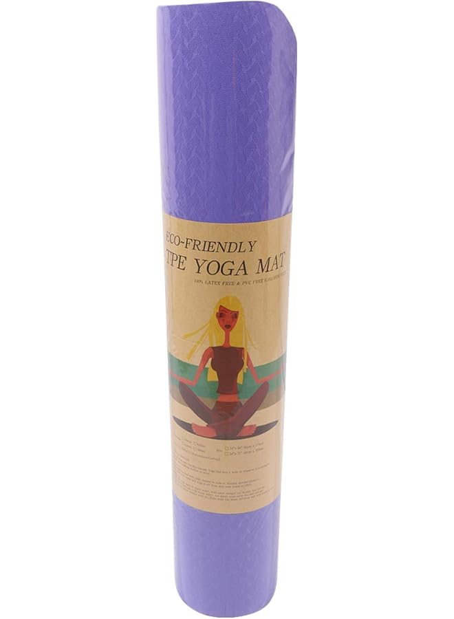 اسم المحتوى ناريلا Yoga Mat (Double Layer) 6Mm Al237 Purple - Image 1