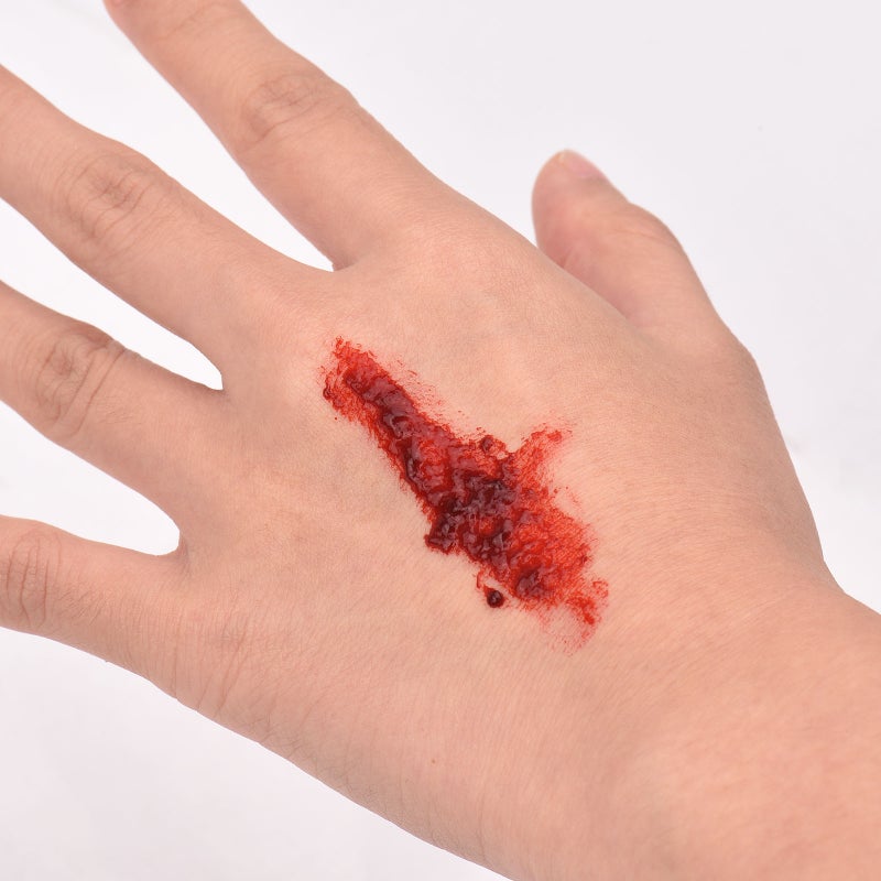 Halloween Makeup Coagulated Blood Gel Fake Blood Vampire Zombies Stage Blood Special Effects Scar Wound Fake Blood Scab - Image 3