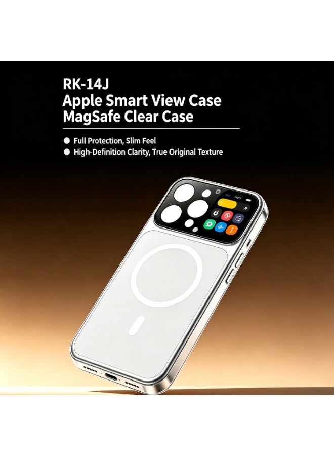 افظة هاتف محمول، حافظة هاتف محمول iPhone 16 Pro Max، شاشة عالية الدقة مقاس 1.85 بوصة، مع معاينة في الوقت الفعلي، معرف المتصل، مع التقاط صور قابلة للتخصيص على الشاشة وغطاء واقي شفاف بنفس الشاشة - Image 2