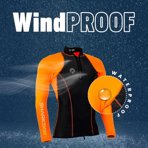 Sharkskin Performance Long Sleeve (Male) Orange, SML - Image 3