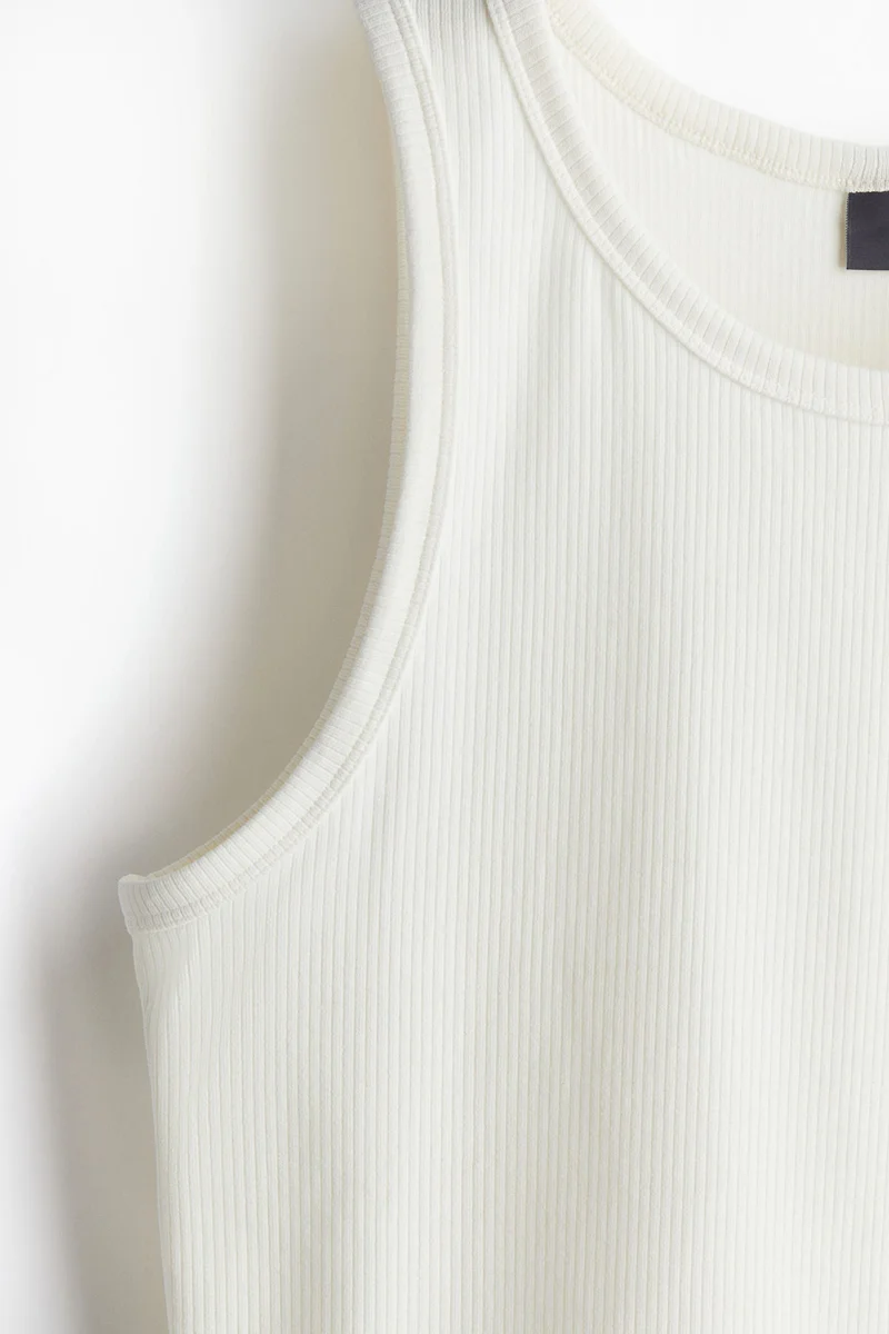 H&M Slim Fit Ribbed vest top
