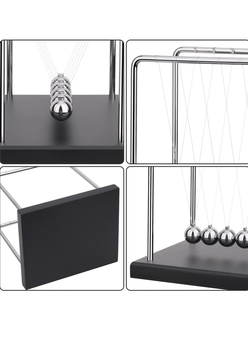 DURKU Newtons Cradle Balance Balls, Fun Science Physics Learning Accessories, Desk Toy and Gadget, Swinging Kinetic Balls for Office Decor - Image 4