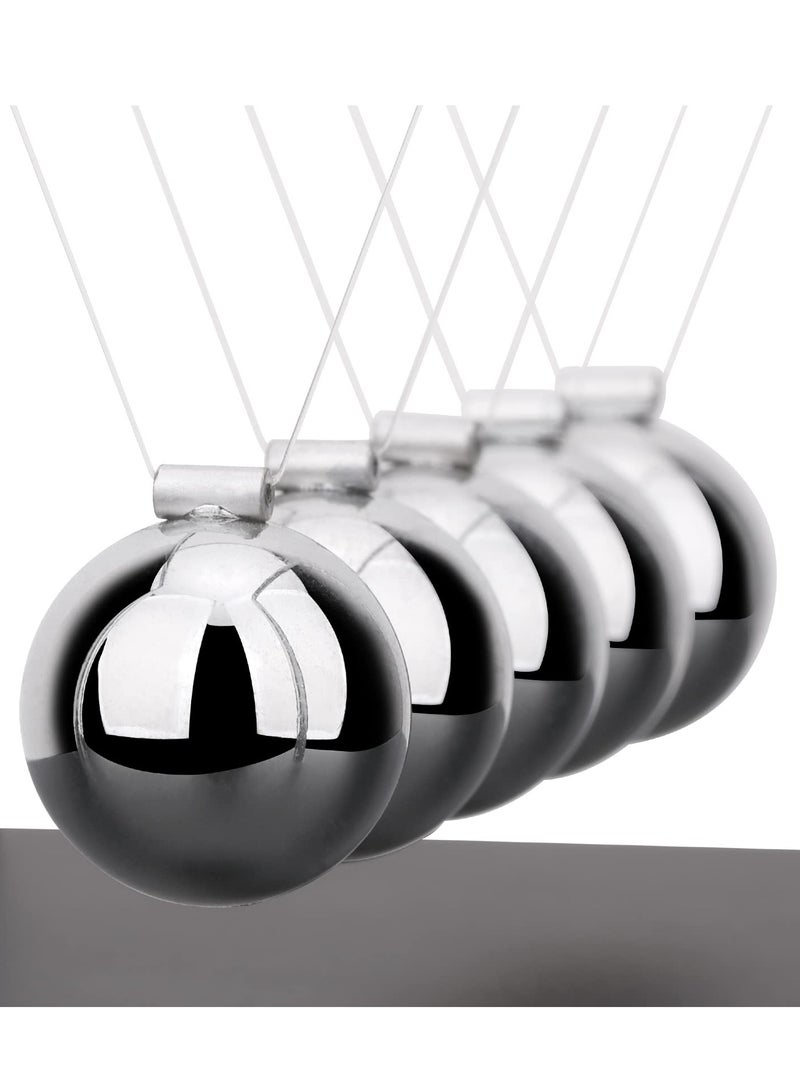 DURKU Newtons Cradle Balance Balls, Fun Science Physics Learning Accessories, Desk Toy and Gadget, Swinging Kinetic Balls for Office Decor - Image 5