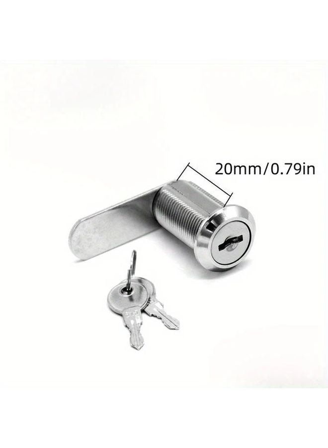 4Pcs 30mm Zinc Alloy Mailbox Lock Set With 8 Keys Heavy Duty Cabinet Door Padlock - Image 5