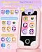 KOKODI Kids Smart Phone Toys Birthday Gifts Unicorn Toddler Play Phone for Girls 310 Touchscreen HD Dual Camera Cell Phones for Kids Travel Toys Preschool Learning Toy for Kid with 8GB SD Card - Image 4