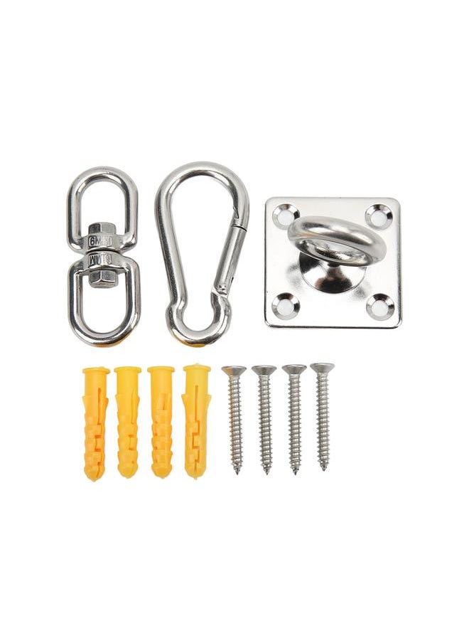 Thoraya - Hammock Chair Hanging Kit Stainless Steel Swing Ceiling Mount Set for Yoga Hammock Punching Bag - Image 1