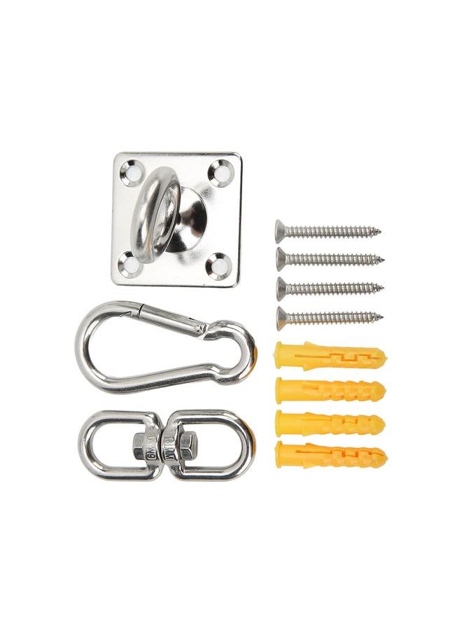 Thoraya - Hammock Chair Hanging Kit Stainless Steel Swing Ceiling Mount Set for Yoga Hammock Punching Bag - Image 1