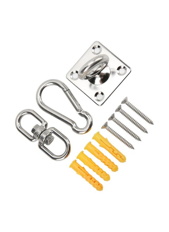 Thoraya - Hammock Chair Hanging Kit Stainless Steel Swing Ceiling Mount Set for Yoga Hammock Punching Bag - Image 1