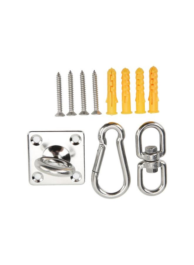 Thoraya - Hammock Chair Hanging Kit Stainless Steel Swing Ceiling Mount Set for Yoga Hammock Punching Bag - Image 1