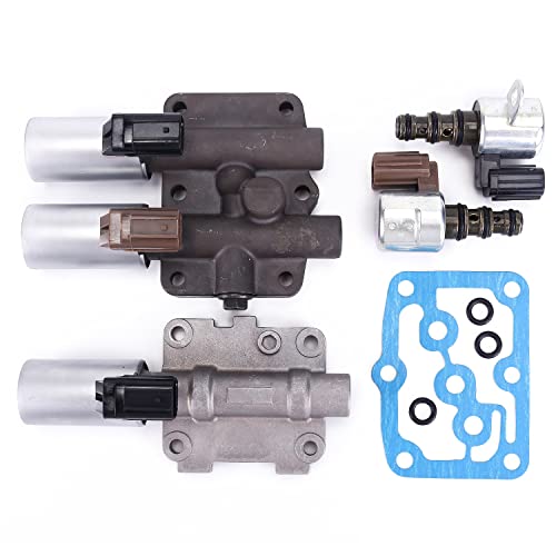 WOWAUTO Compatibile with Accord Odyssey Pilot TL CL MDX Transmission Solenoid Kit 28250P6H024 28250P7W003 28400P6H013 28500P6H013 - Image 3