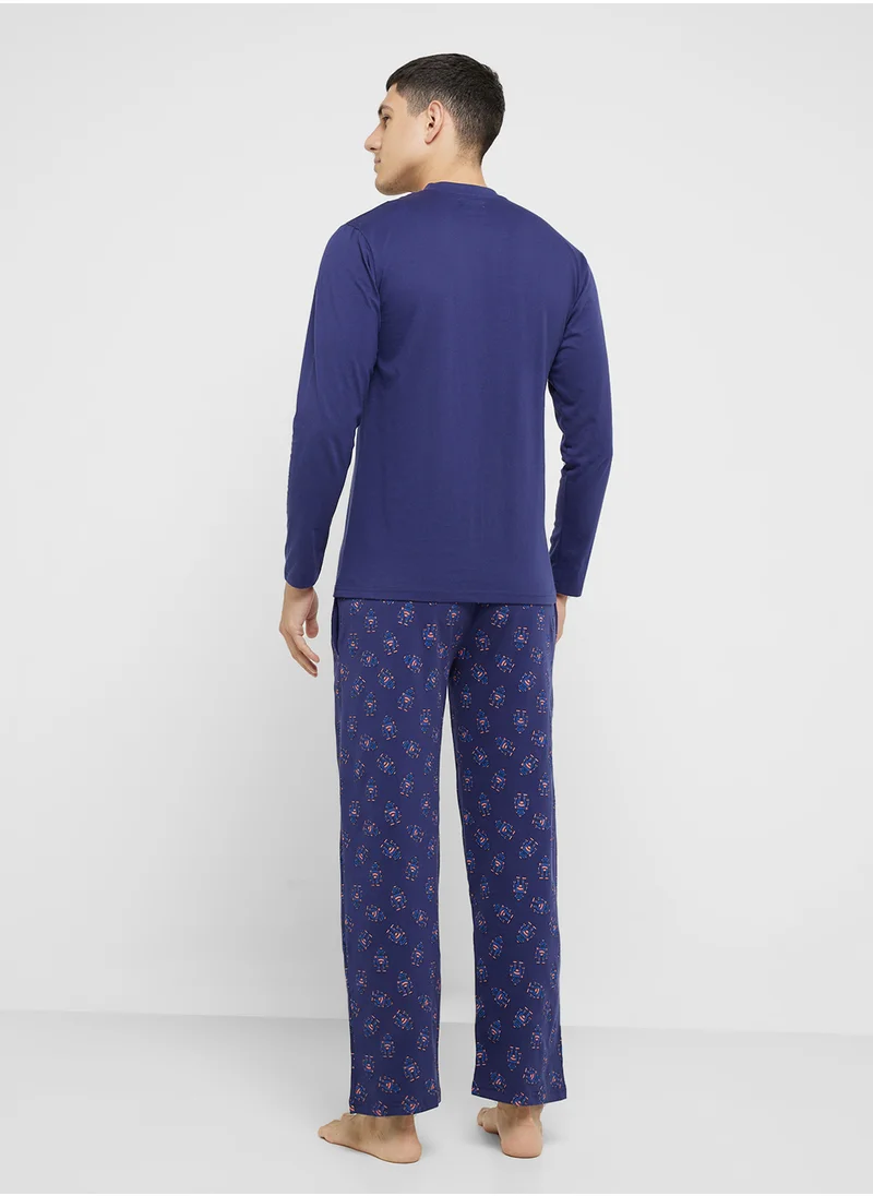 Robert Wood Nightwear T-Shirt & Pants Sets