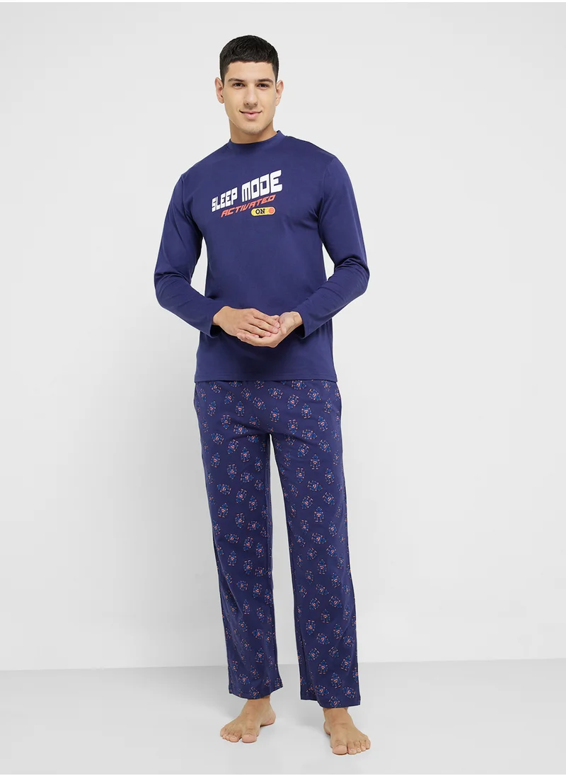 Robert Wood Nightwear T-Shirt & Pants Sets