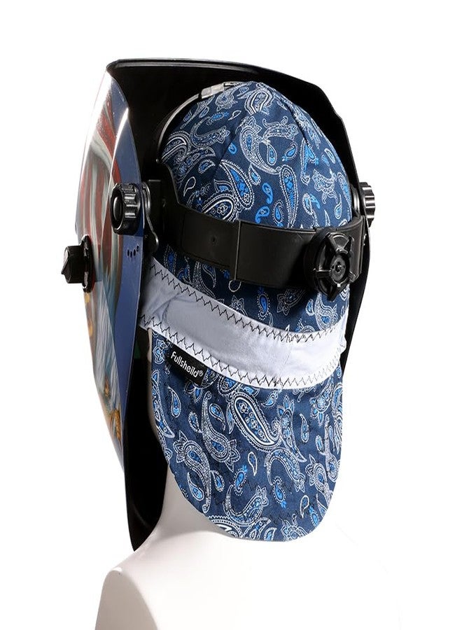 Fullsheild Reversible Welding Cap OneSize Flame Resistant Cotton Welder Hat Hood FR High Crown 2 pcs - Image 5