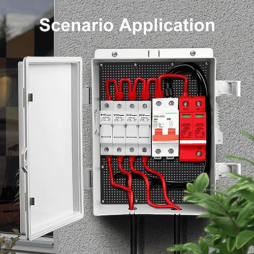 Namunanee Outdoor Electrical Junction Box, ABS Water Resistant Enclosure with Internal Mounting Panel & Hinged Cover (13" H* 9.2" L* 3.7" W) - Image 3