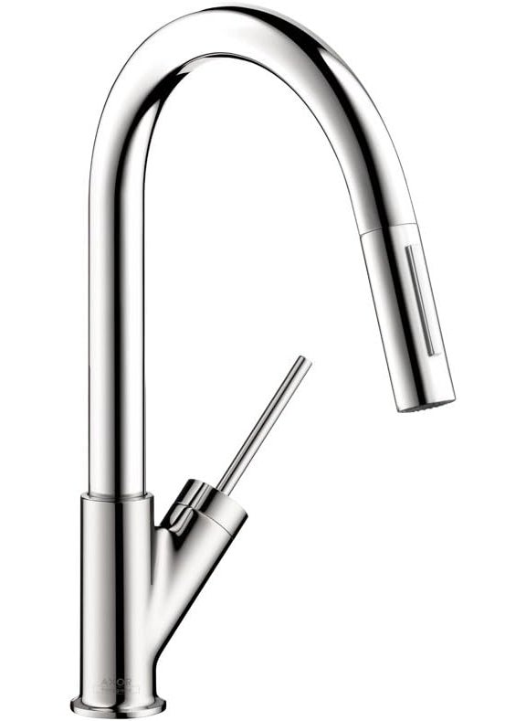 AXOR AXOR Starck Chrome Bar Kitchen Faucet Kitchen Faucets with Pull Down Sprayer Faucet for Kitchen Sink Magnetic Docking Spray Head Chrome 10824001  - Image 1