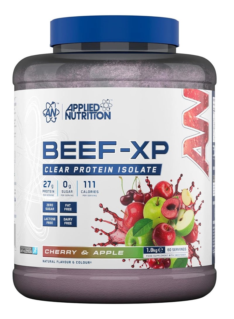 Applied Nutrition Beef XP Clear Protein Isolate - Cherry & Apple - (1.8 KG) - Image 1