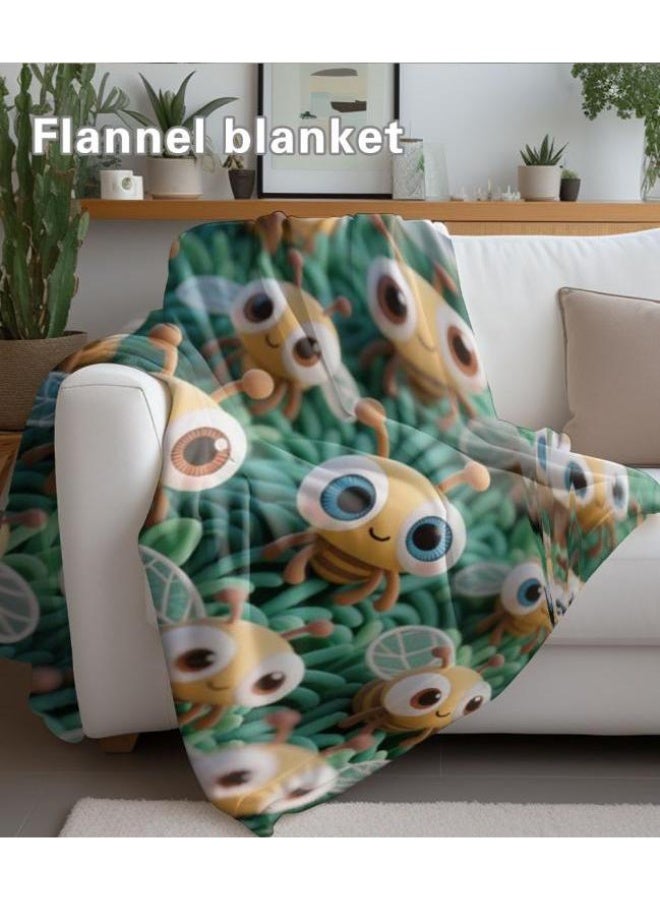 general Baby and children's cartoon flannel thin blanket (warm and comfortable, suitable for sleep, game use) 70cm*100cm - Image 4