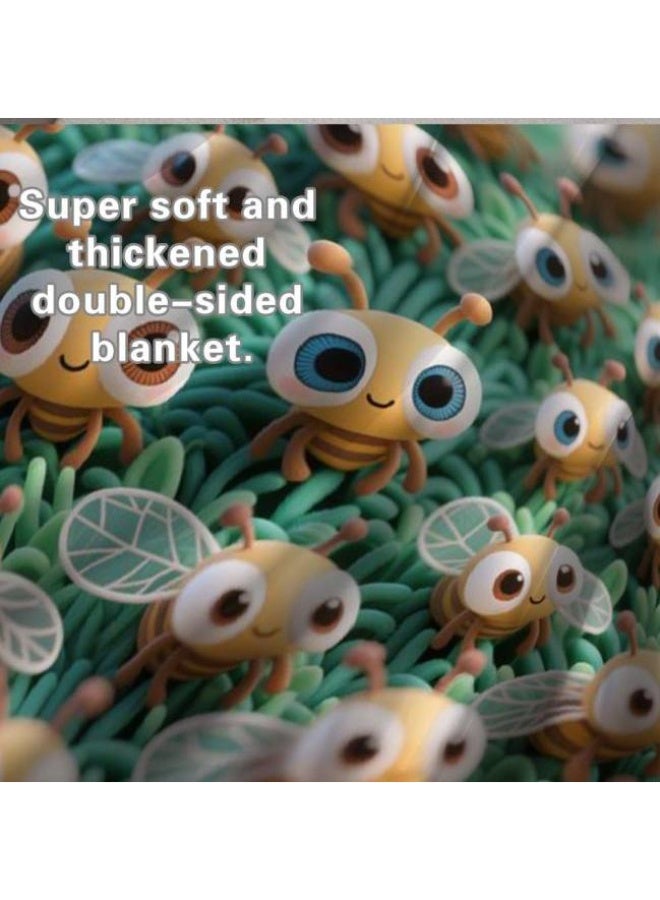 general Baby and children's cartoon flannel thin blanket (warm and comfortable, suitable for sleep, game use) 70cm*100cm - Image 5