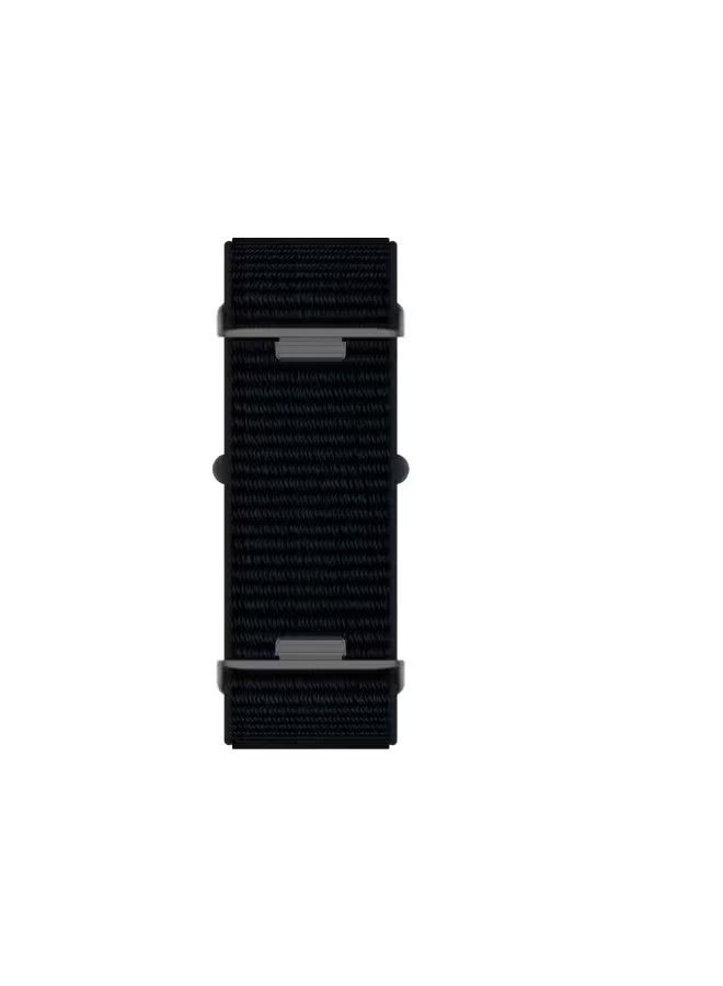 3PCS Huawei Watch Fit 4 Pro / Fit 4 / Fit 3 Pro Nylon Strap Replacement Strap Black // Deep Sea Blue / Sky Grey - Image 3