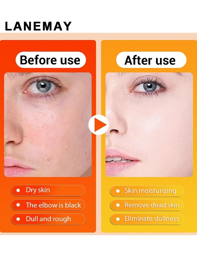 LANEMAY Exfoliating Kojic Acid Turmeric Spray, Peel Shot Keratin Care Kojic Acid Turmeric Spray, Exfoliating Peeling Solution, Exfoliate And Shine, Peel Shot Turmeric Spray, Gentle Body Care For Smooth, Exfoliate And Shine, 100ml - Image 2