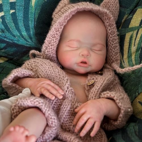 OtardDolls 18 Inch Realistic Reborn Soft Full Silicone Girl Baby Doll Handmade Real Looking Set - Image 1