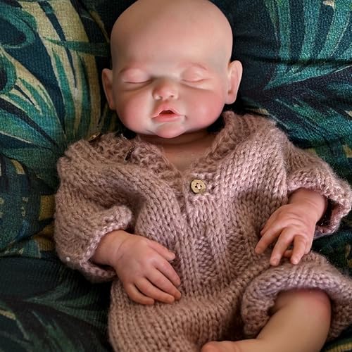 OtardDolls 18 Inch Realistic Reborn Soft Full Silicone Girl Baby Doll Handmade Real Looking Set - Image 5
