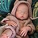 OtardDolls 18 Inch Realistic Reborn Soft Full Silicone Girl Baby Doll Handmade Real Looking Set - Image 2