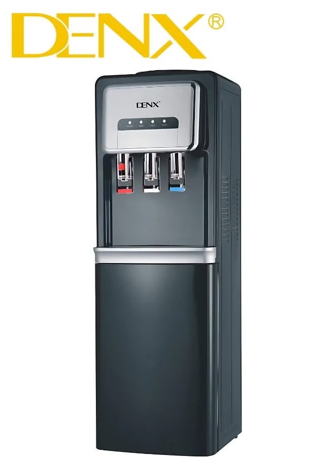 Denx Hot, Cold, and Normal Water Dispenser – Made of Stainless Steel, Hygienic, with Safety Lock, 600W Power  - Image 1