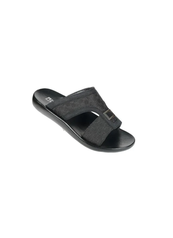 barjeel uno 008-3562 Barjeel Mens Arabic Sandals 63102 Black